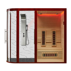 Инфракрасная сауна Mexda WS-1811 красный кедр 2400*1200*2100